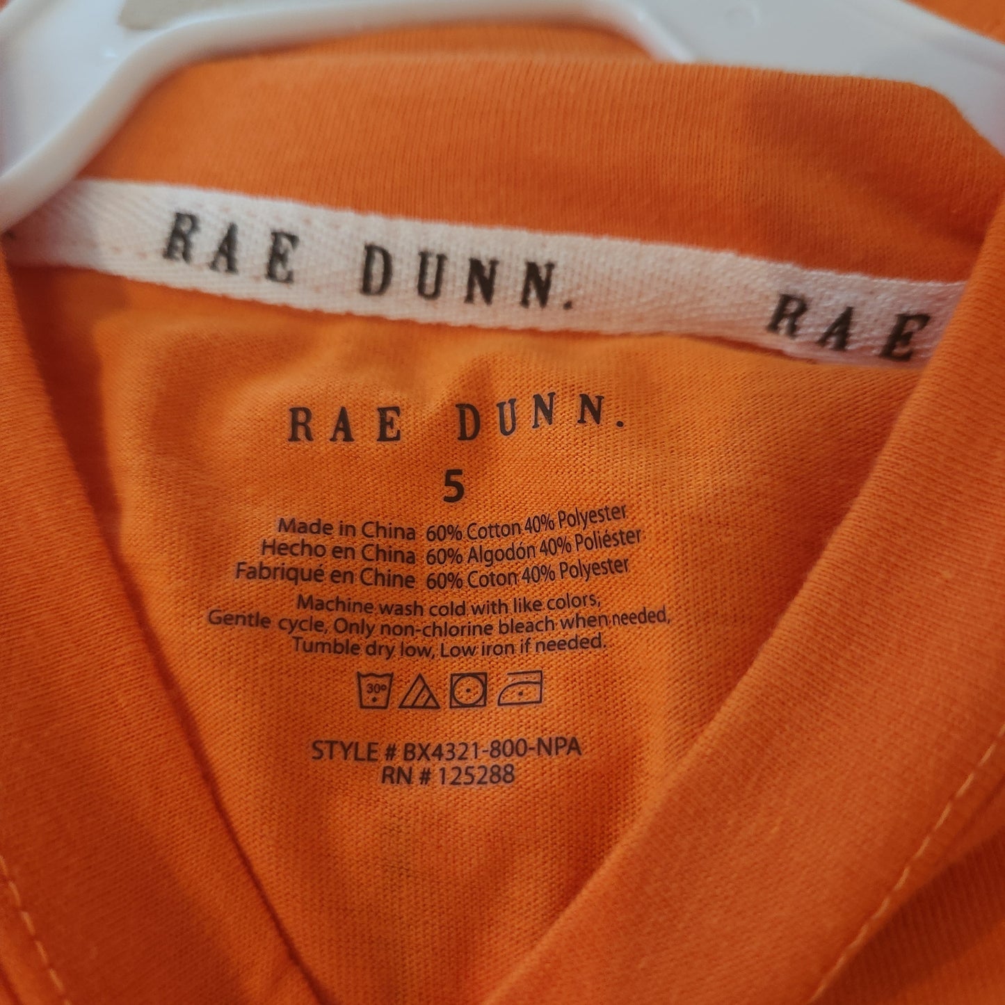 REDUCED #142 NWT Rae Dunn 5T Trick or Treat Halloween Tee