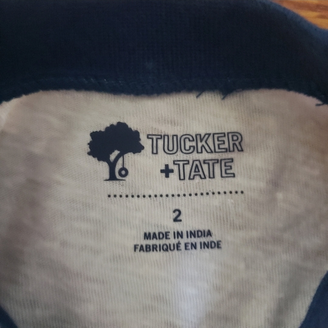 #142 NWT Tucker + Tate 2T Christmas Raglan Tee