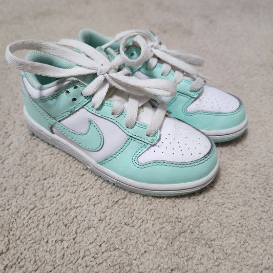 REDUCED #142 Nike Dunk Sz 12 Low White/Mint Foam Gym Shoes Shoes