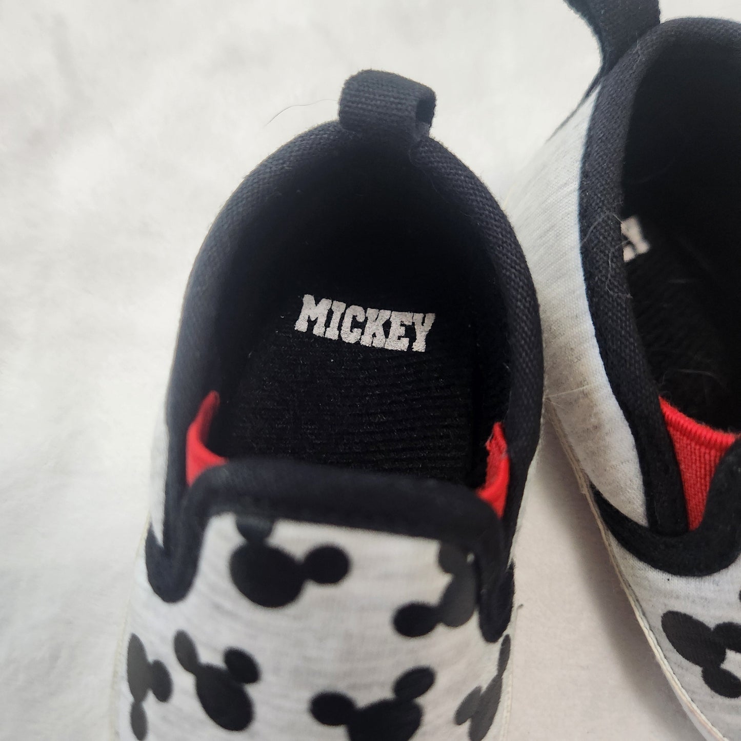 REDUCED #142 Disney Mickey Mouse 9-12 Months Slip On Baby Shoes
