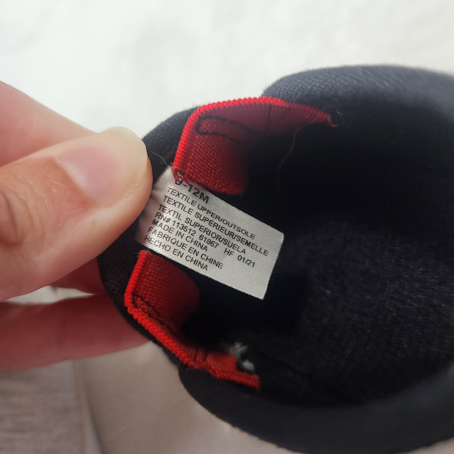 REDUCED #142 Disney Mickey Mouse 9-12 Months Slip On Baby Shoes