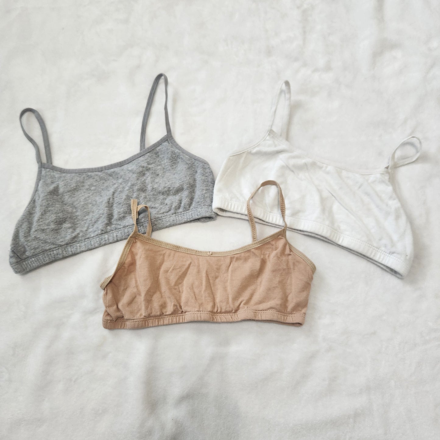 REDUCED #142 Old Navy Sz 10/12 Sweet Sassy Bralette Training Bras Lot Of 3