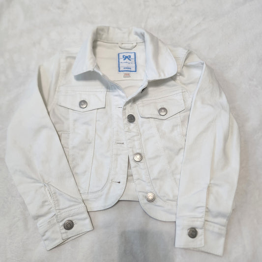 REDUCED #142 Gymboree 5/6 White Denim Jean Jacket