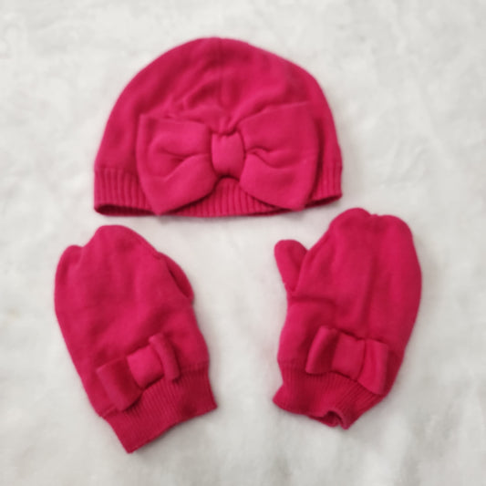 #142 Baby Gap 6-12 / 12-18 Mths Hat & Mittens