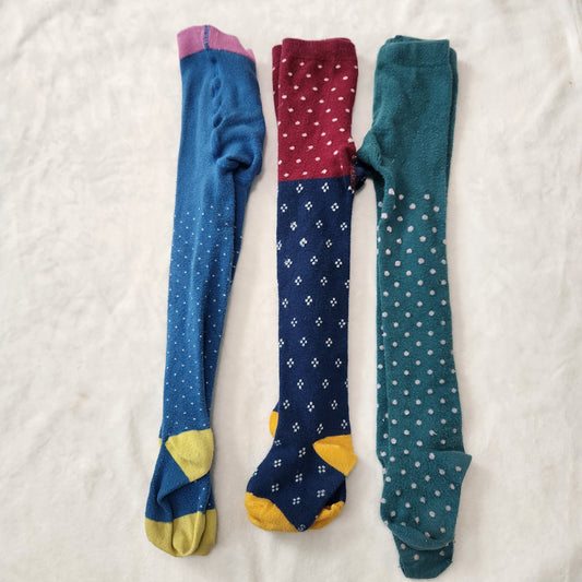 #142 Matilda Jane & Mini Boden 3-4T Lot of 3 Tights