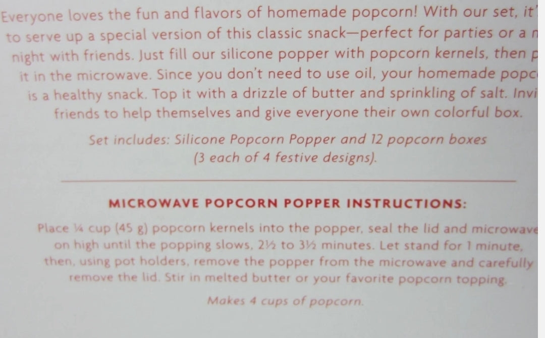 REDUCED #142 American Girl Williams Sonoma Popcorn Popper Set