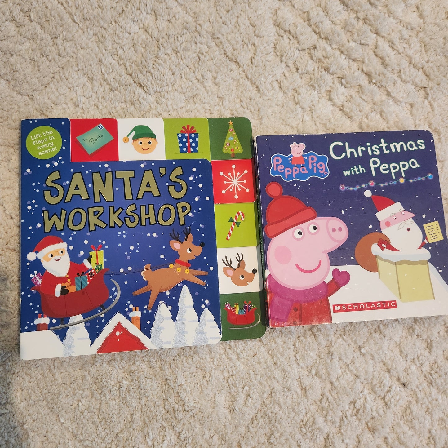 #142 Peppa Pig & Santa's Workshop Christmas Book Bundle