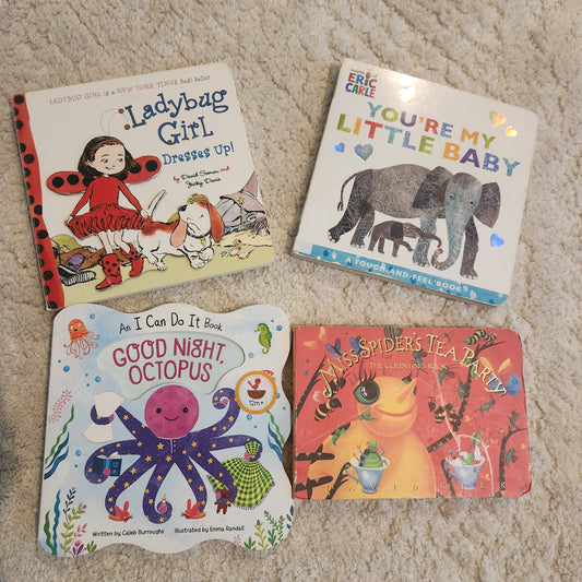 #142 Bundle of 4 Baby / Toddler Board Books