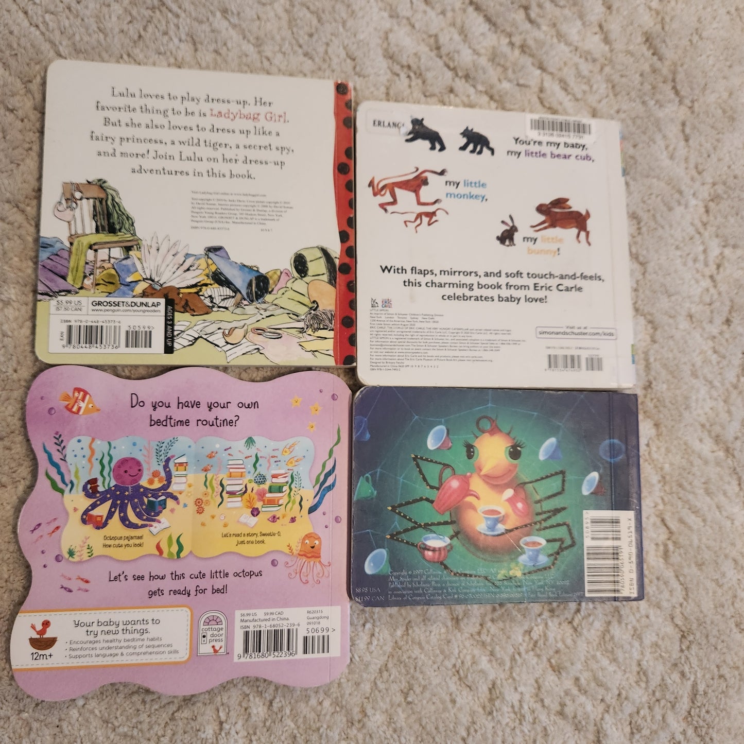 #142 Bundle of 4 Baby / Toddler Board Books
