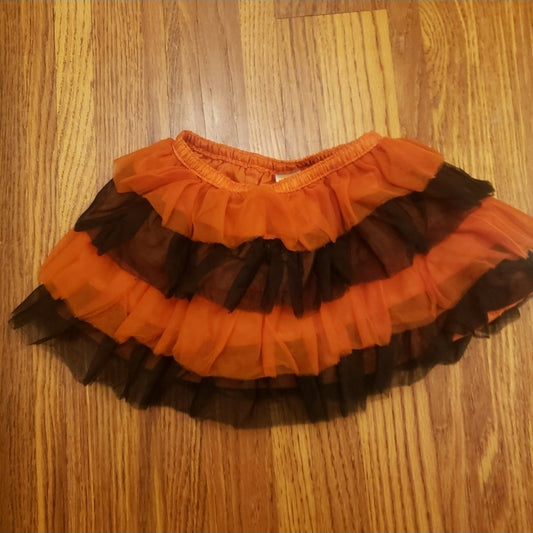 REDUCED #142 HTF Gymboree 18-24 Mths Halloween Tiered Tulle Skirt