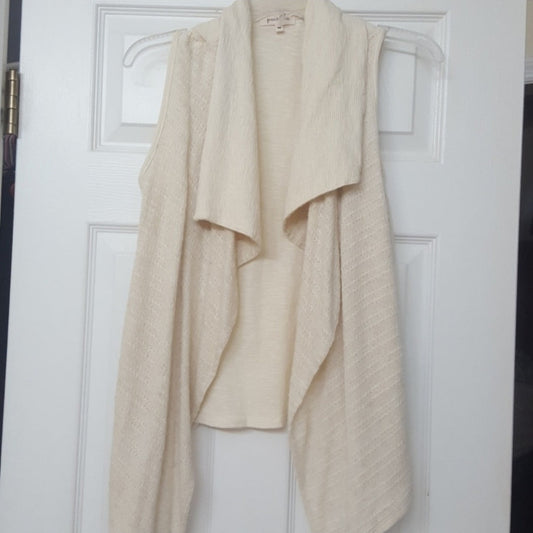 REDUCED #142 Anthropologie Puella XS Open Front Flyaway Cardigan Vest