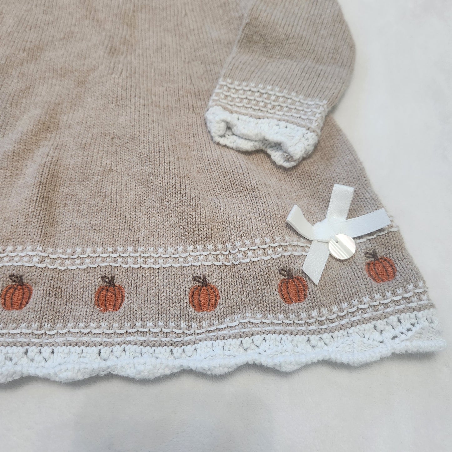 REDUCED #142 Max Studio Baby 18 Mth Pumpkin Sweater Dress