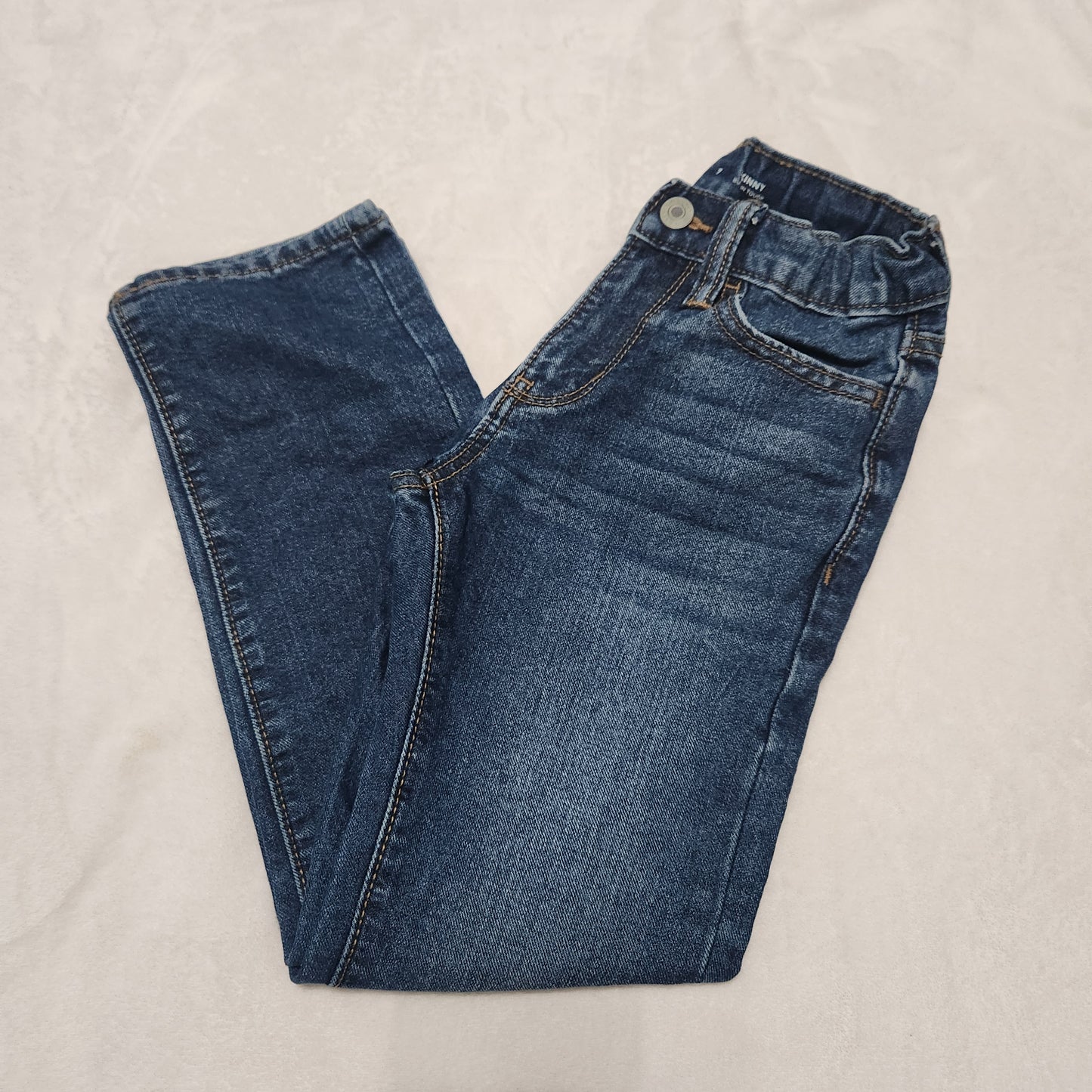 #142 Old Navy Sz 7 Denim Skinny Built- In Tough Jeans