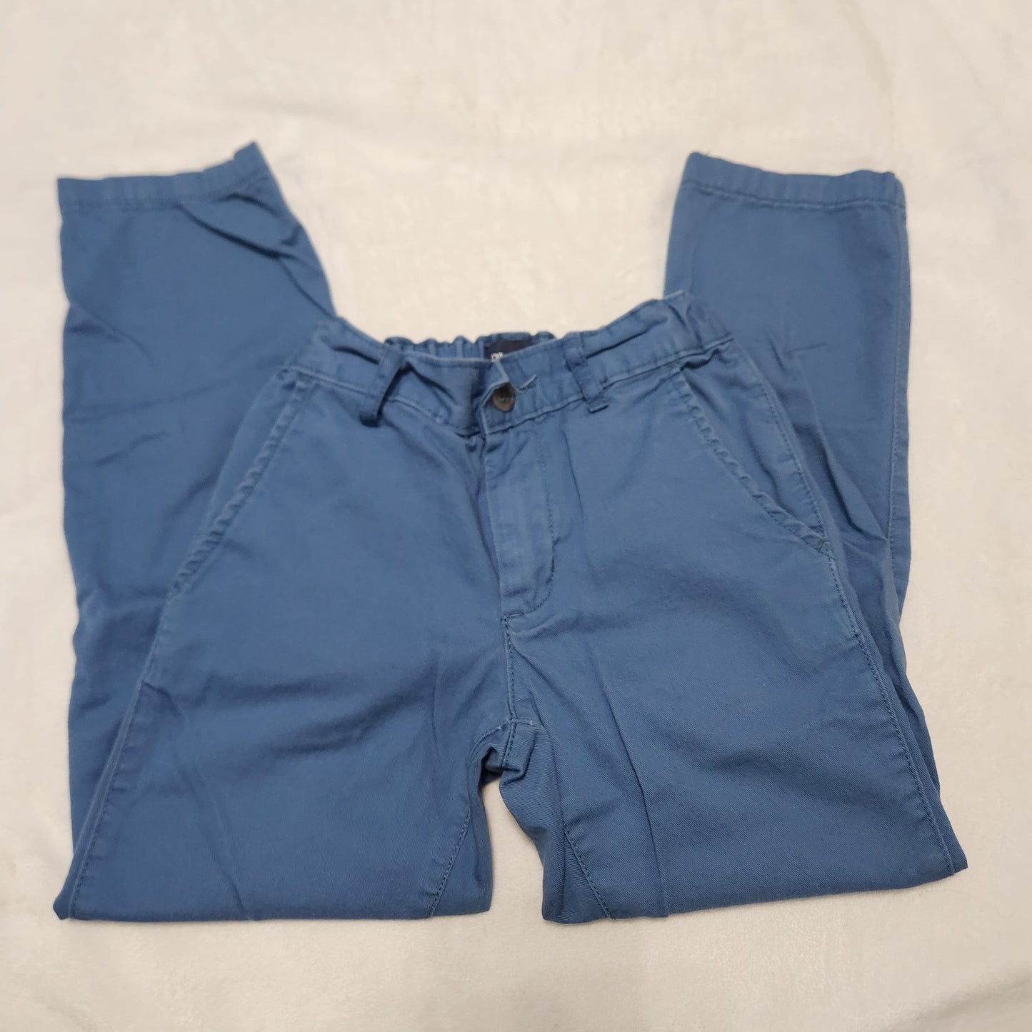 #142 Children's Place Size 7 Blue Khakis Chino Pants