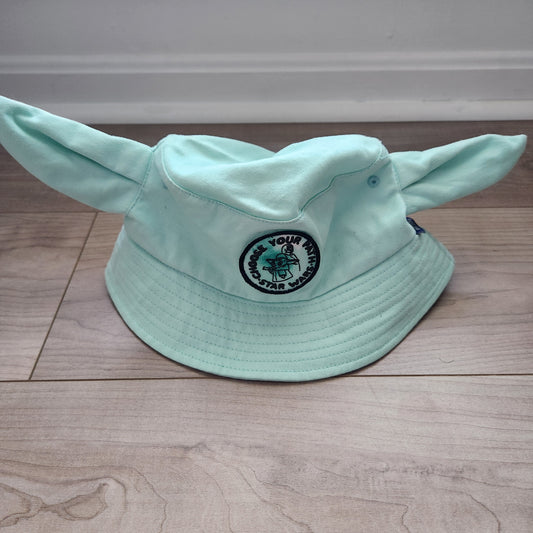 #142 NWOT Disney Store X Star Wars Mandalorian Grogu Bucket Hat For Kids