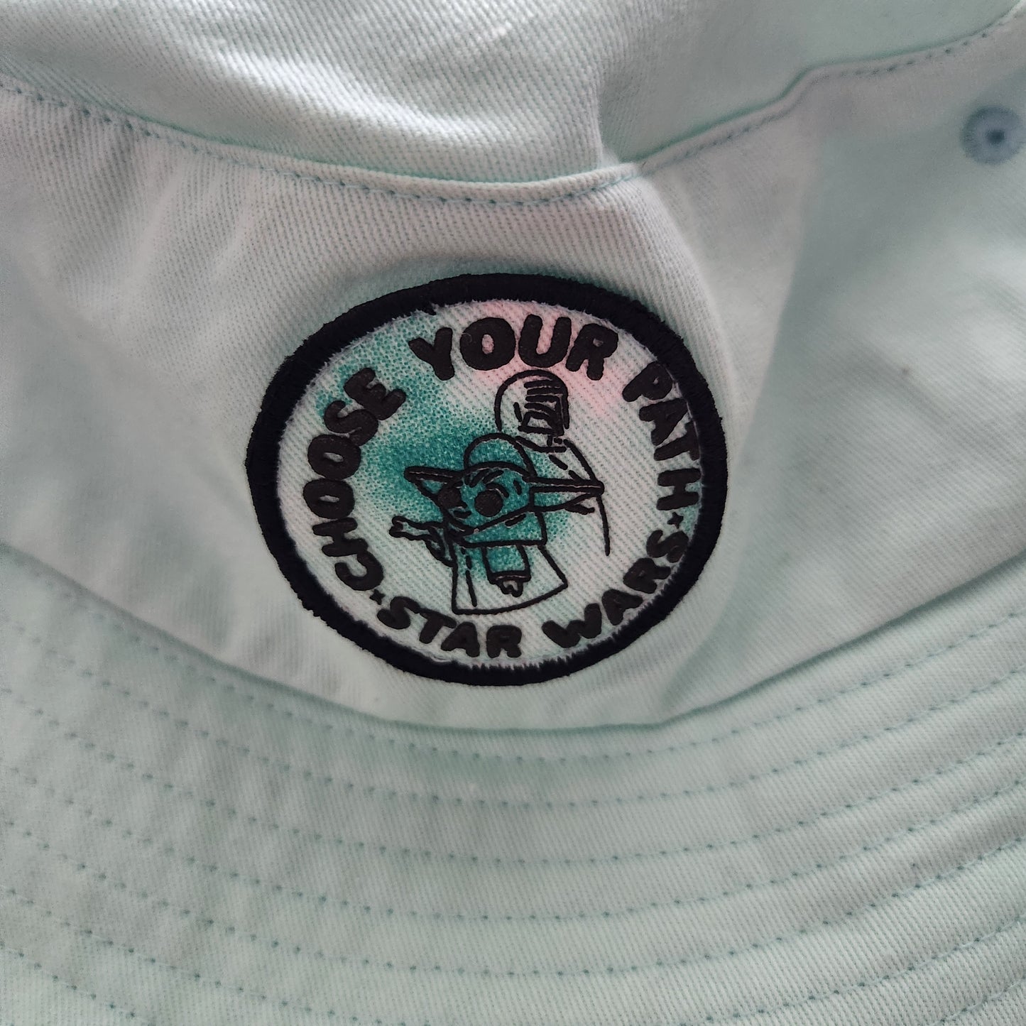 #142 NWOT Disney Store X Star Wars Mandalorian Grogu Bucket Hat For Kids