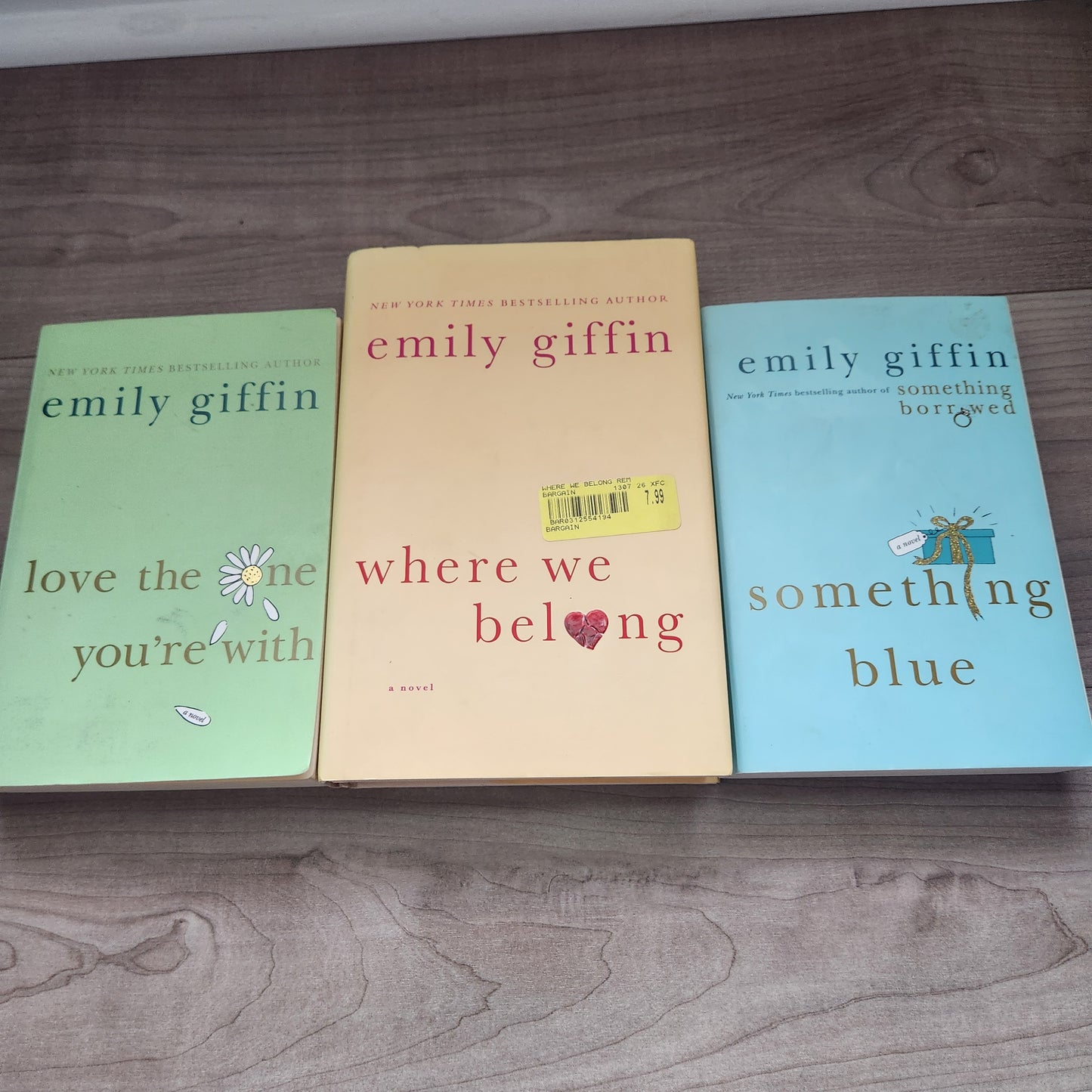 #142 Emily Giffin Lot Of 3 Novels Books