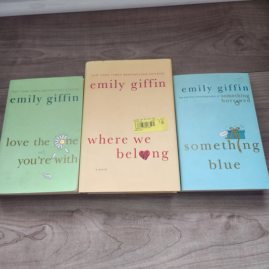 #142 Emily Giffin Lot Of 3 Novels Books