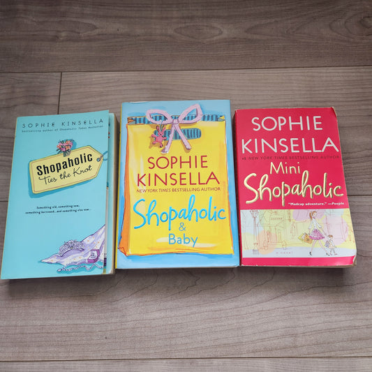 #142 Lot of 3 Sophie Kinsella Shopaholic Novels Books