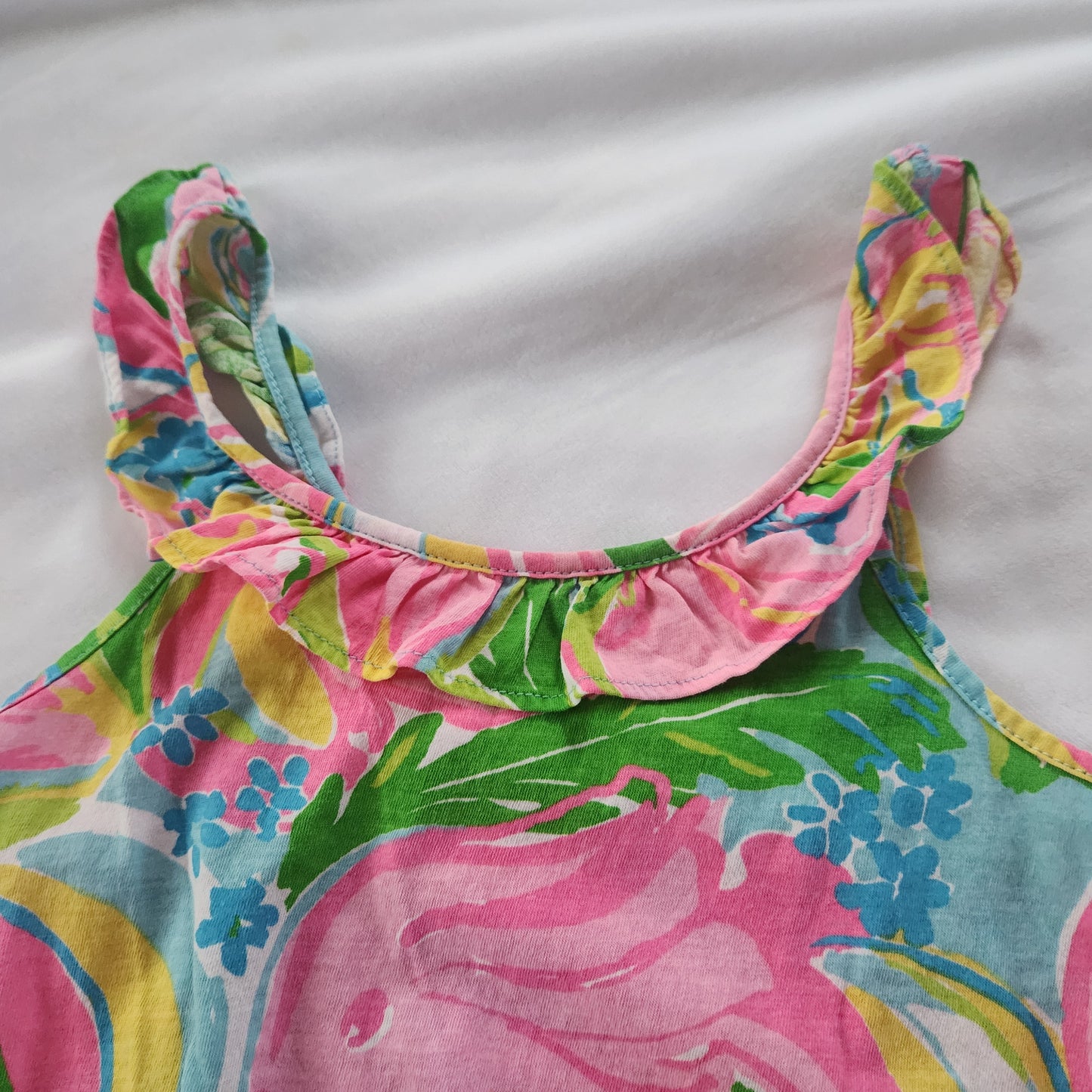 REDUCED!! #104 Lilly Pulitzer 4-5T Girls Romper In So A Peeling