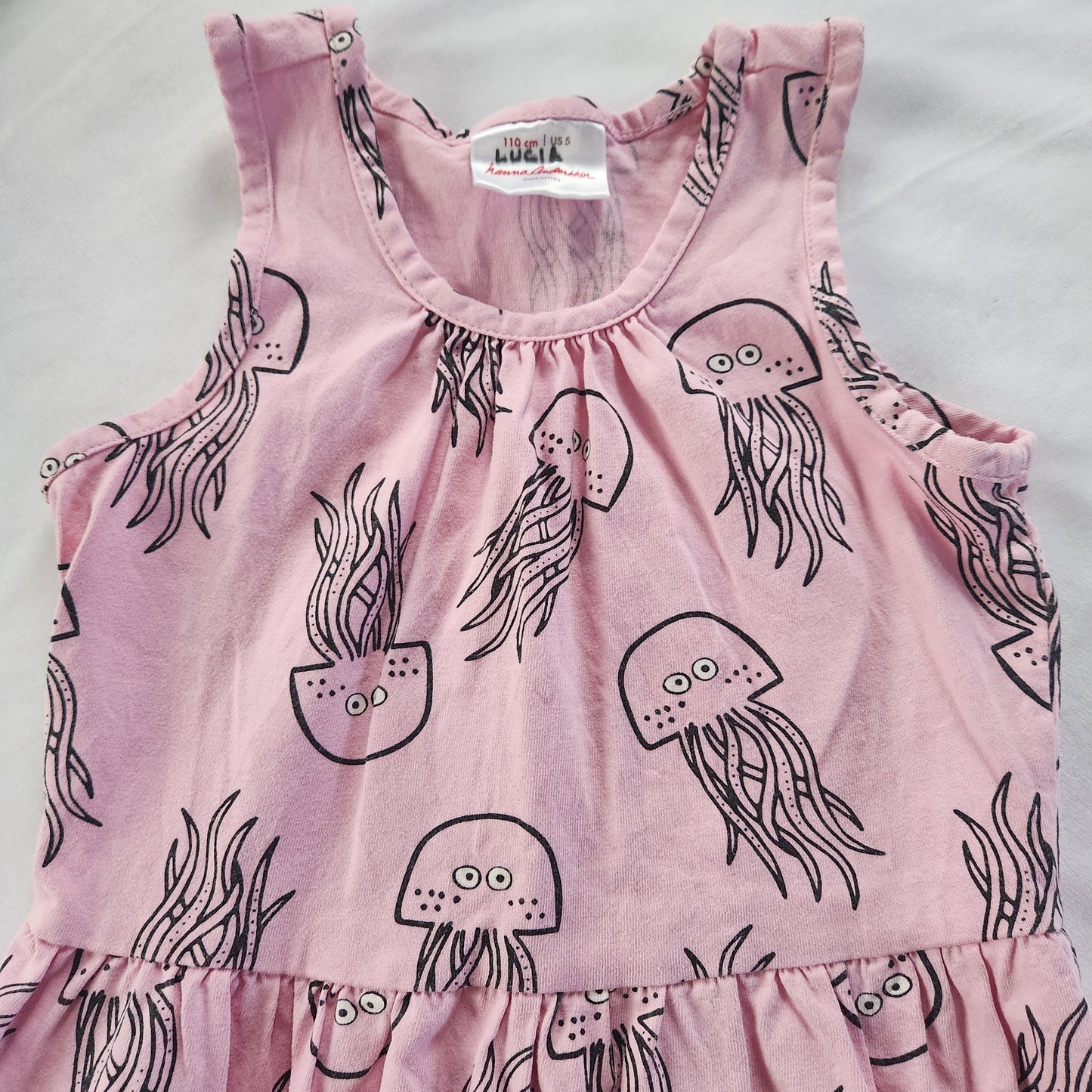 REDUCED!! #104 Hanna Andersson 5T Jellyfish Dress