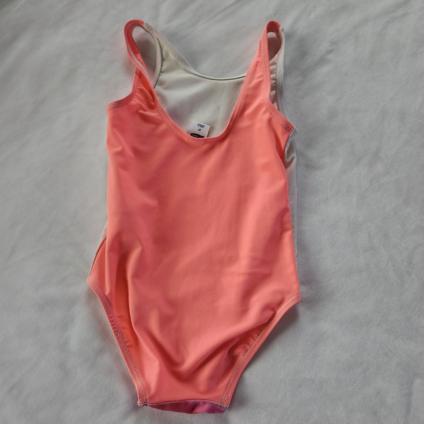 #104 Old Navy 2T Flamingo One Piece Swimsuit