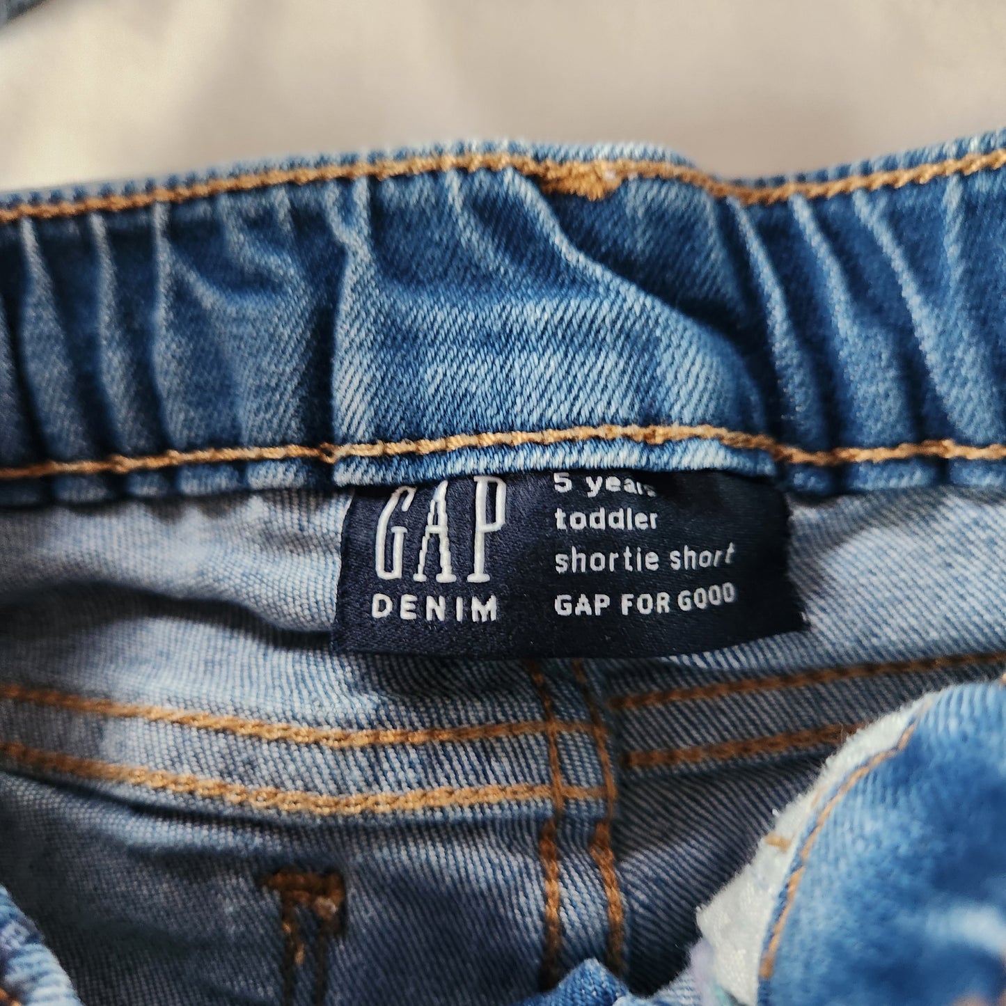 #104 Baby Gap and Old Navy 5T Denim Jean Shorts Bundle