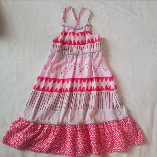 #104 Cat & Jack  18 Mth Baby Long Pink Maxi Dress