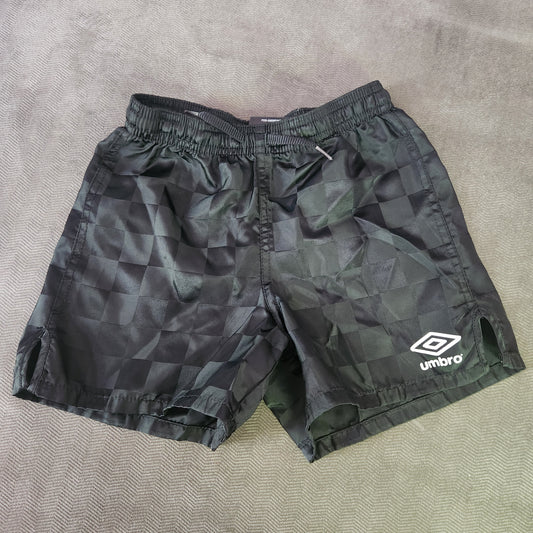#104 Umbro Sz XXS Black Athletic Soccer Shorts