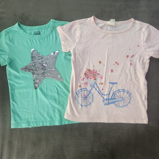 #104 Crewcuts Sz 4/5 Short Sleeve Tee Bundle Of 2