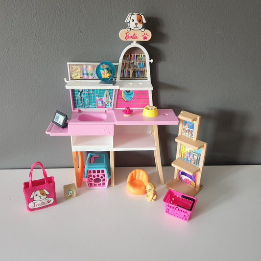 #104 Barbie Pet Boutique Store Playset