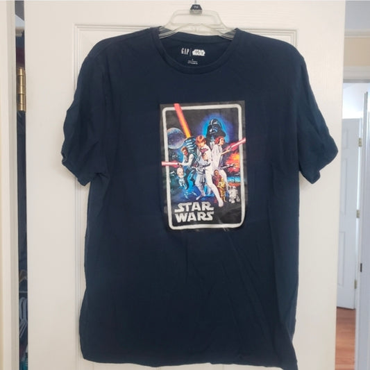 #104 Star Wars x Gap Large Old School Graphic Picture Tee