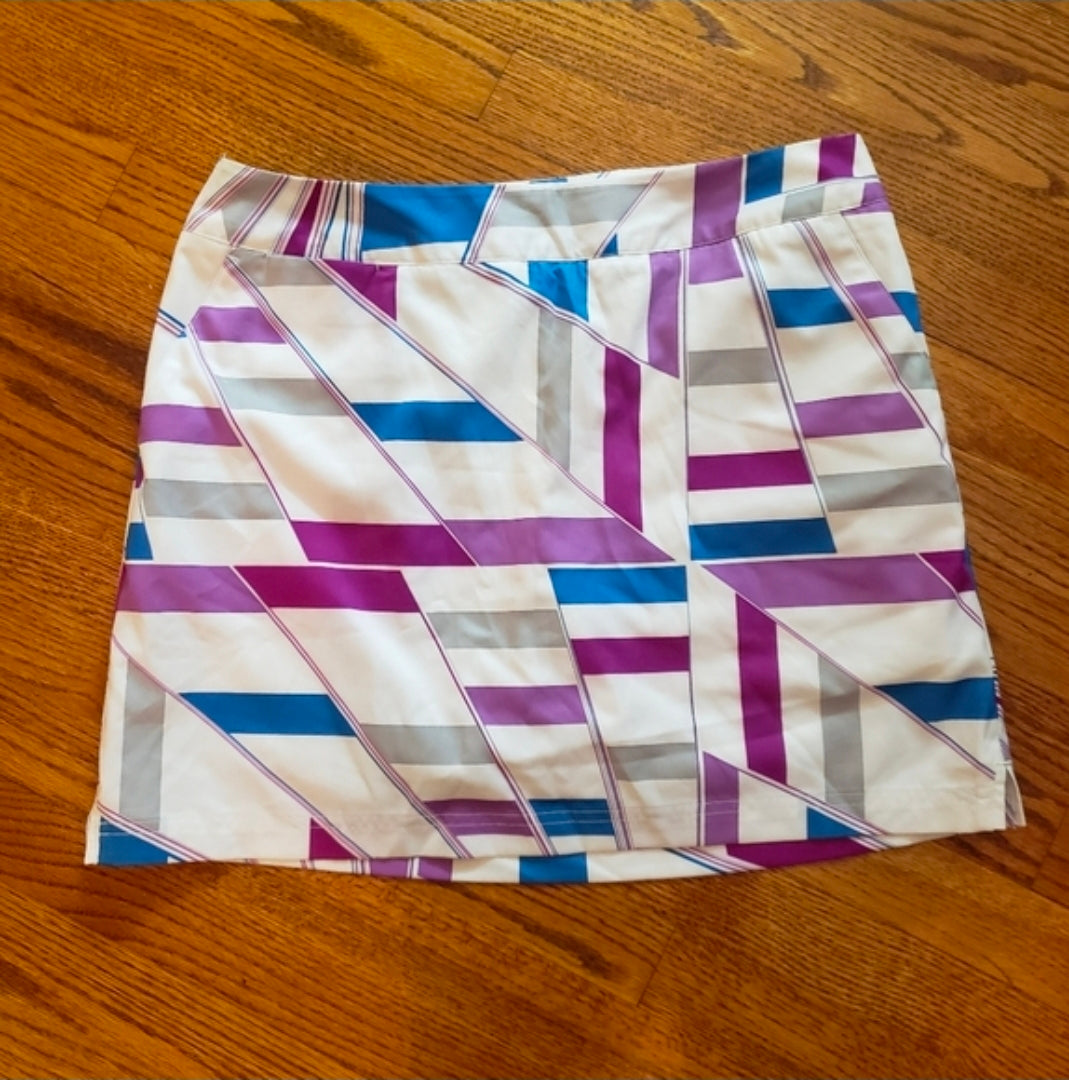 REDUCED!! #104 Adidas Climacool Sz 10 Geometric Golf Skort