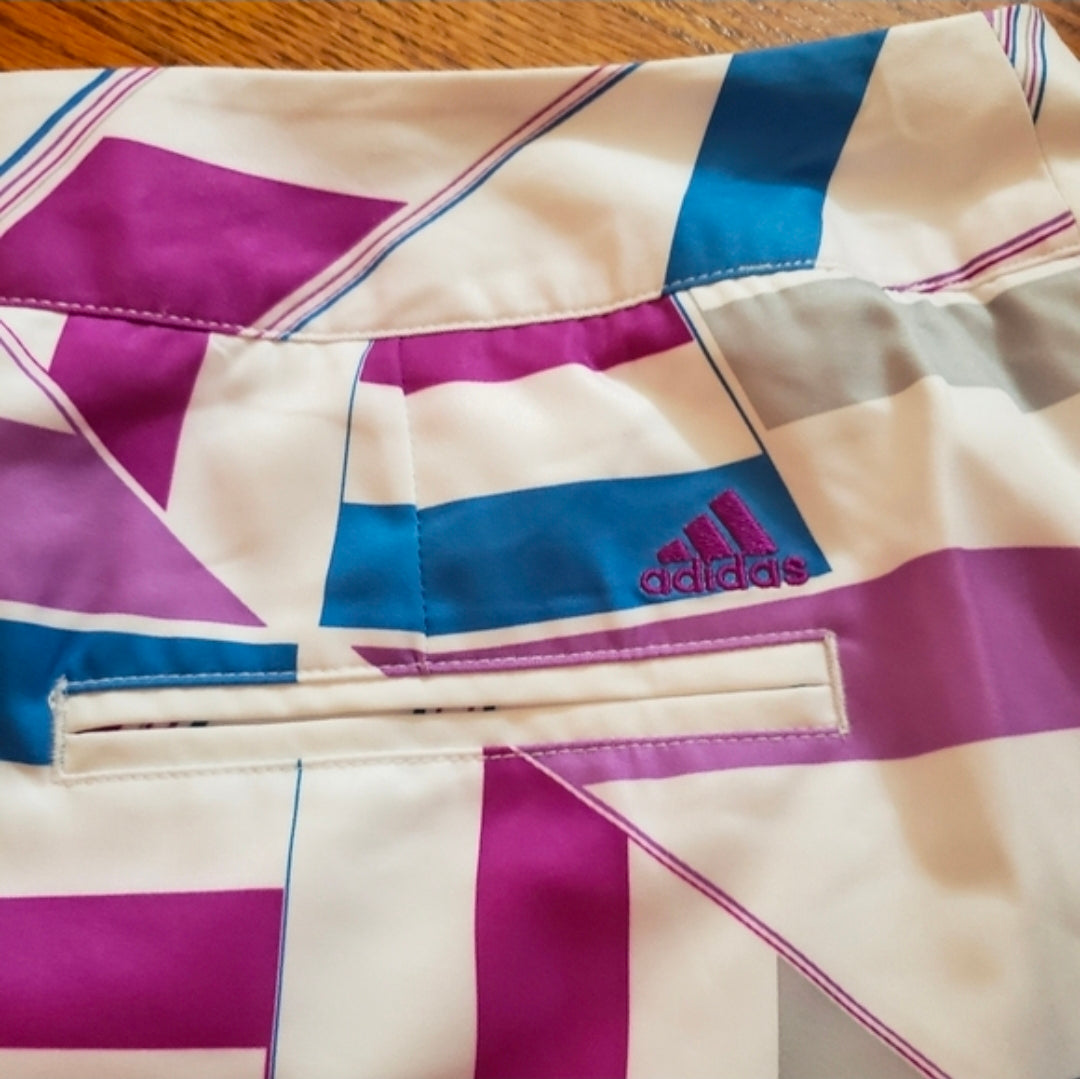 REDUCED!! #104 Adidas Climacool Sz 10 Geometric Golf Skort