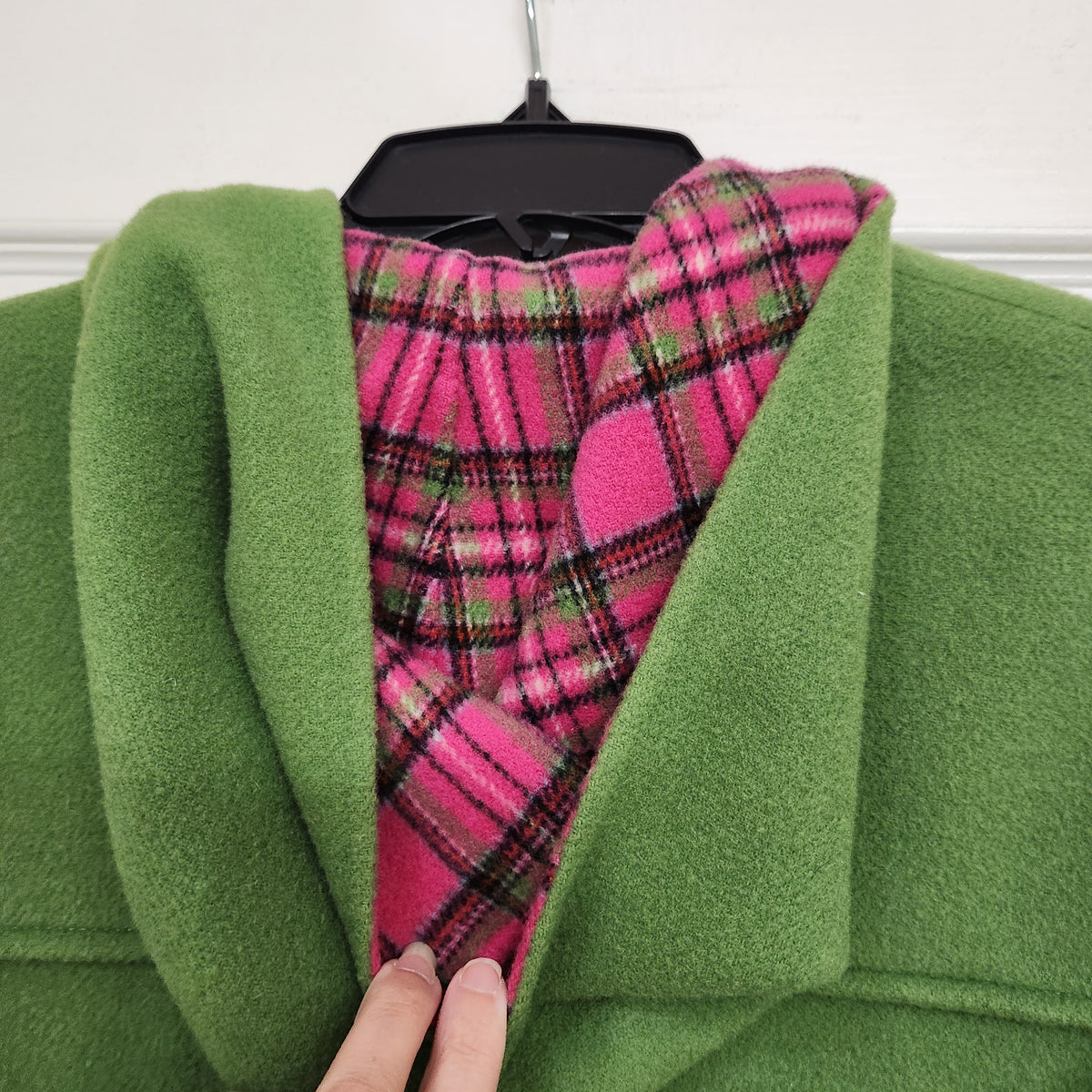 #167 Vintage Y2K Lilly Pulitzer Small Green Jacob Toggle Hooded Coat