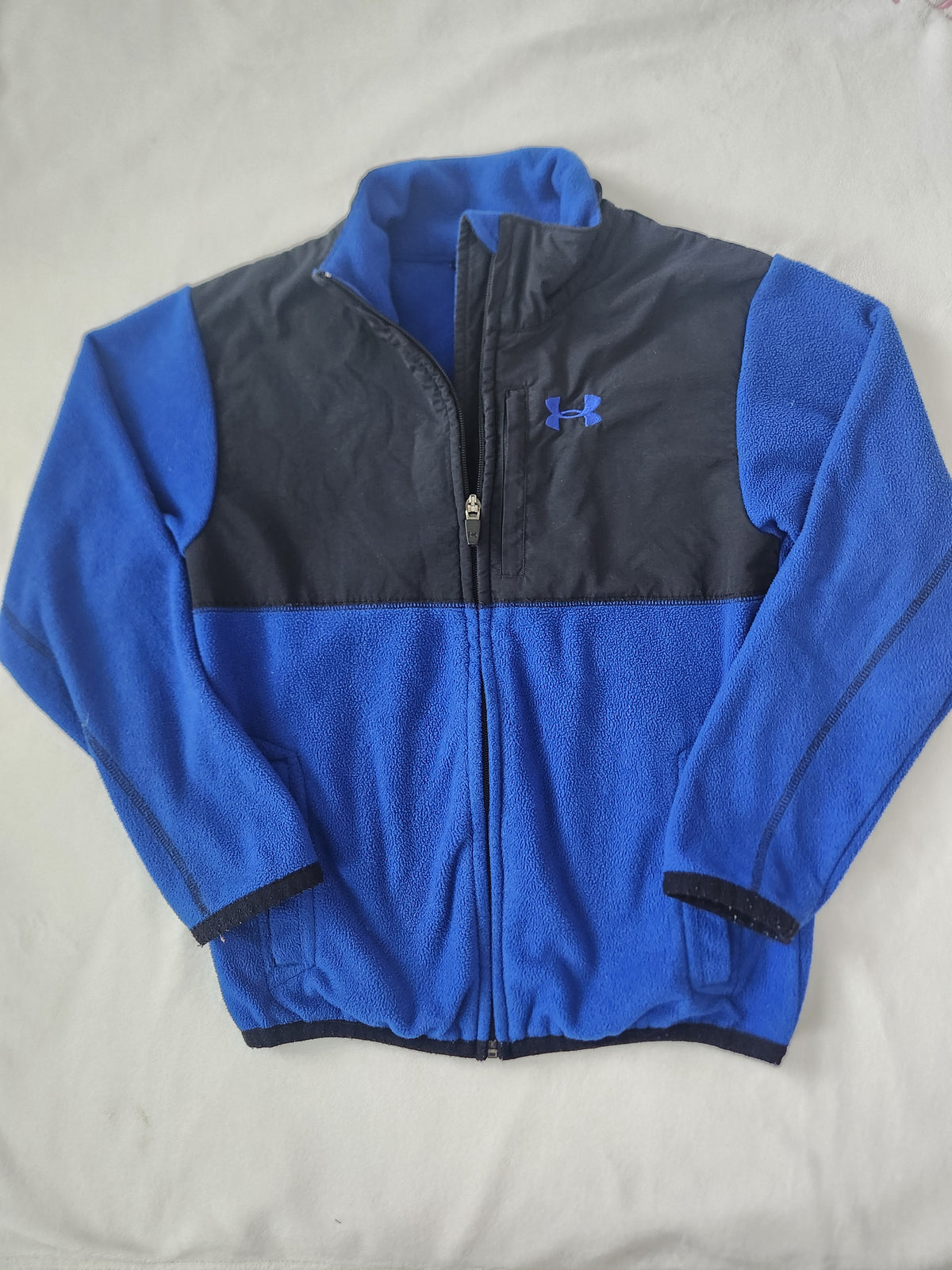 #167 Under Armour Kids Size 6 Fleece Zip-Up Jacket