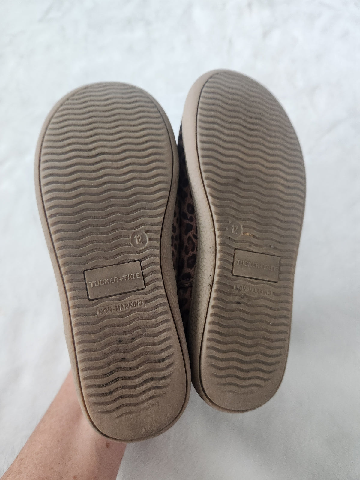 #167 Tucker + Tate Sz 12 Nova Chelsea Bootie Tan Leopard Print