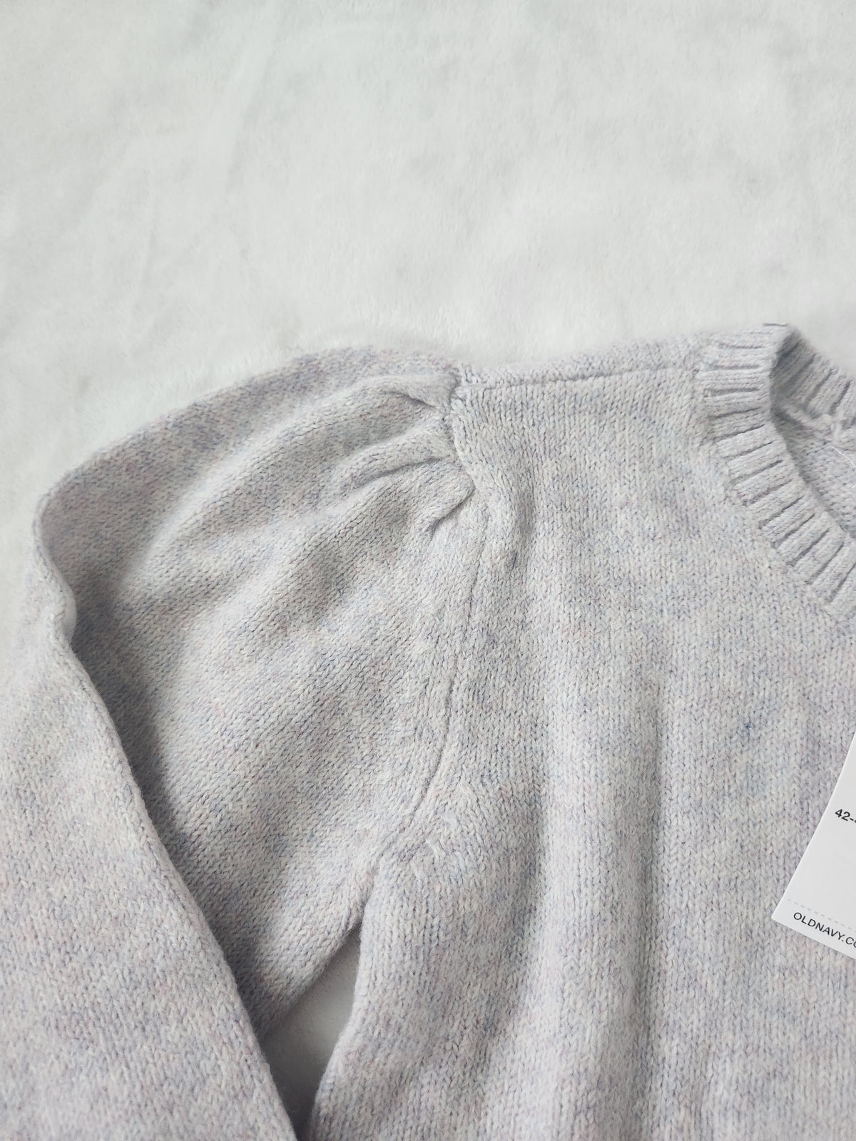 #167 NWT Old Navy 5T Puff-Sleeve Crewneck Sweater