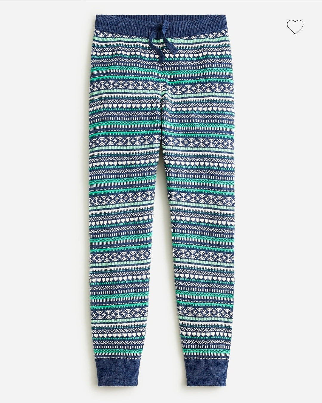 #167 Crewcuts Boys' 6/7 Fair Isle Sweater-Jogger Pant