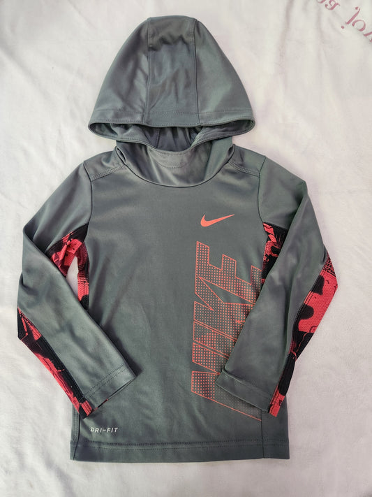 #167 Nike 3-4 Dri Fit Long Sleeve Hooded Tee
