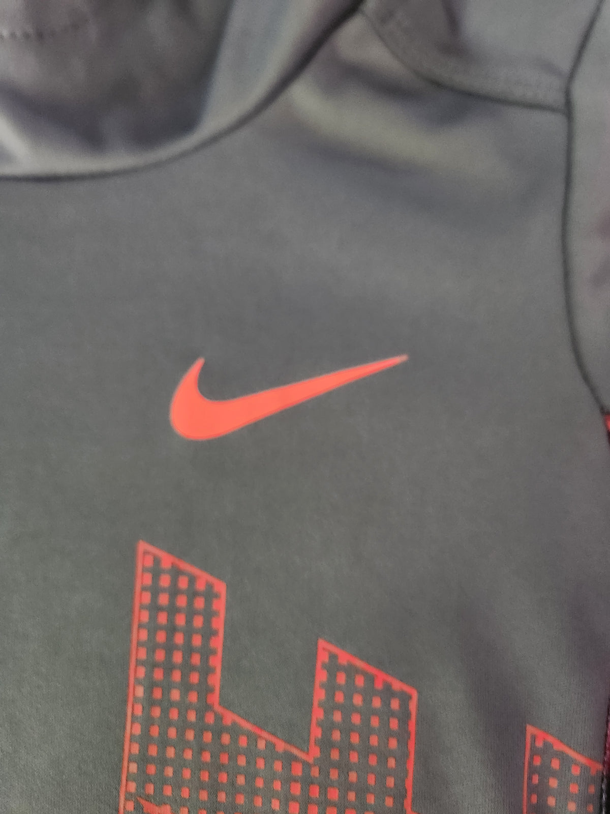 #167 Nike 3-4 Dri Fit Long Sleeve Hooded Tee