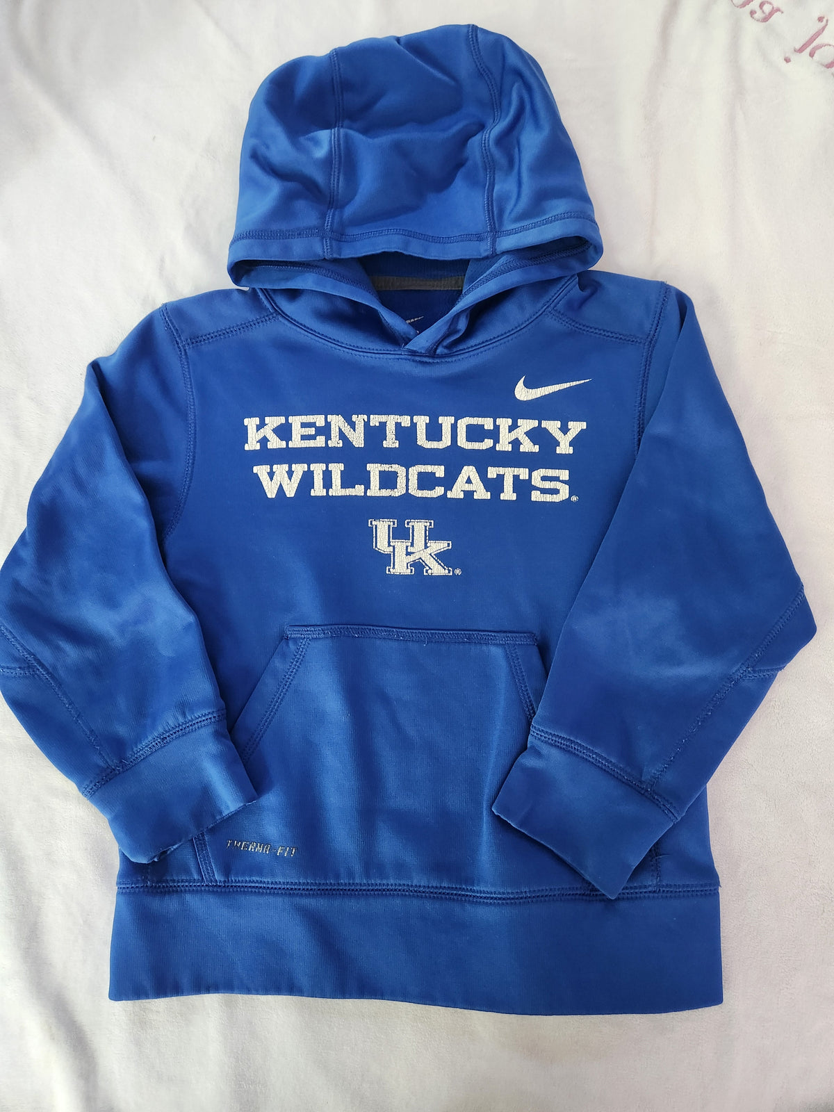 #167 Nike Kids XS / 7 UK Kentucky Wildcats Blue Hooded Sweatshirt