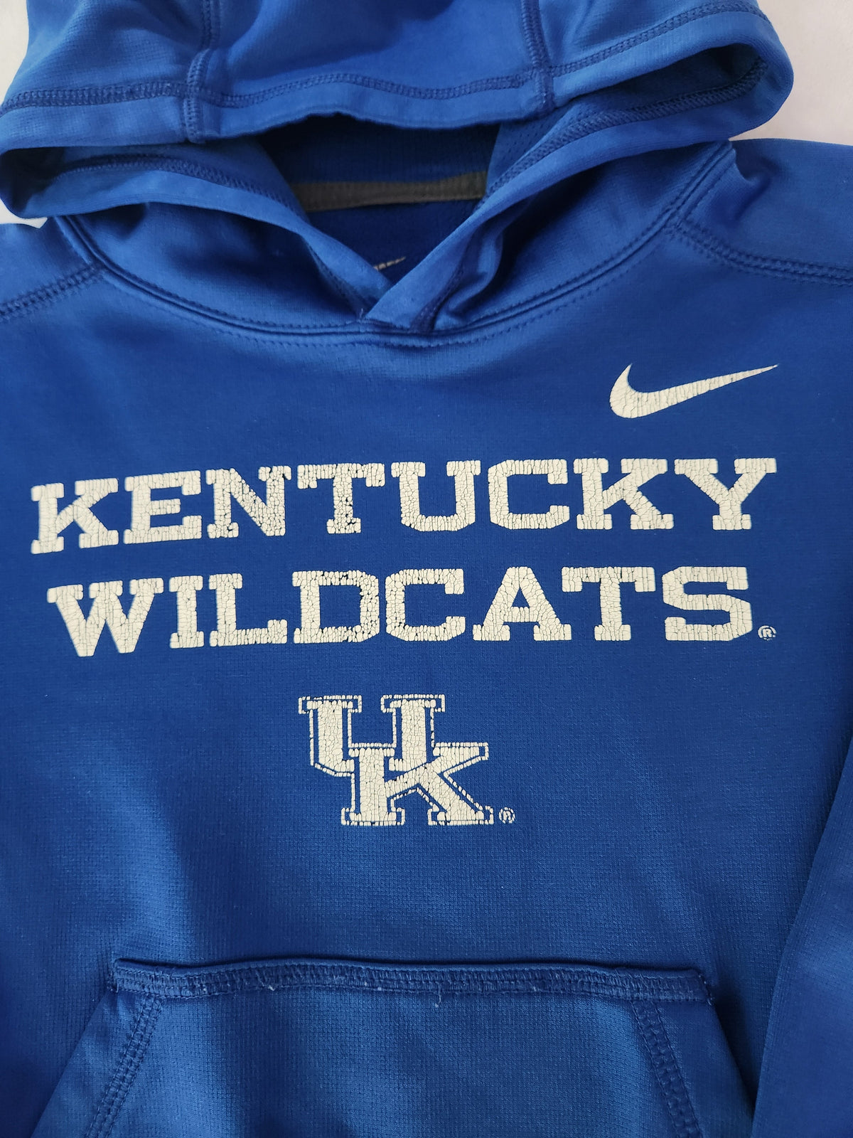 #167 Nike Kids XS / 7 UK Kentucky Wildcats Blue Hooded Sweatshirt