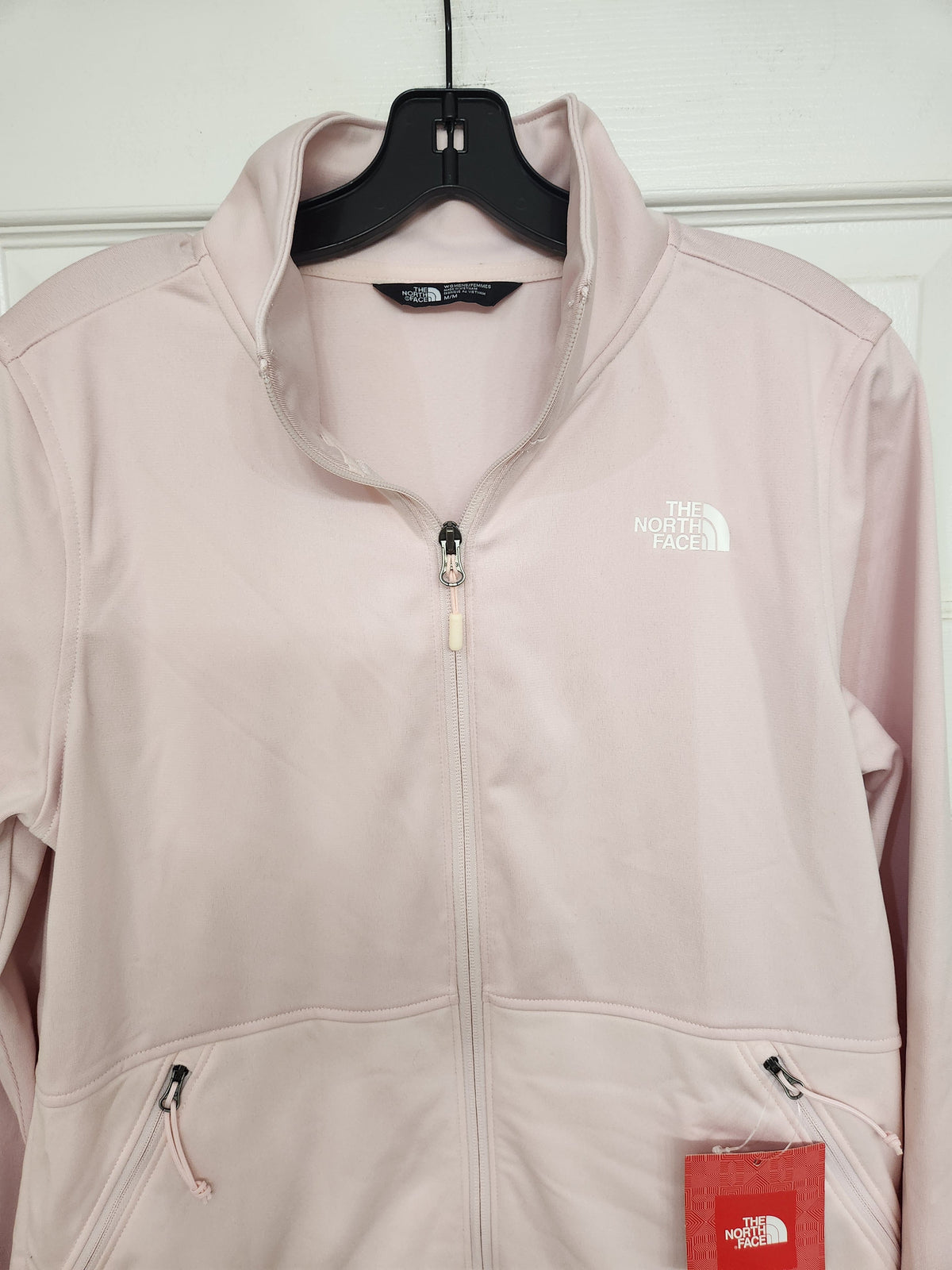 #167 NWT The North Face Jacket Medium Pink 100WT Cinder Full Zip Slim Fleece Jacket
