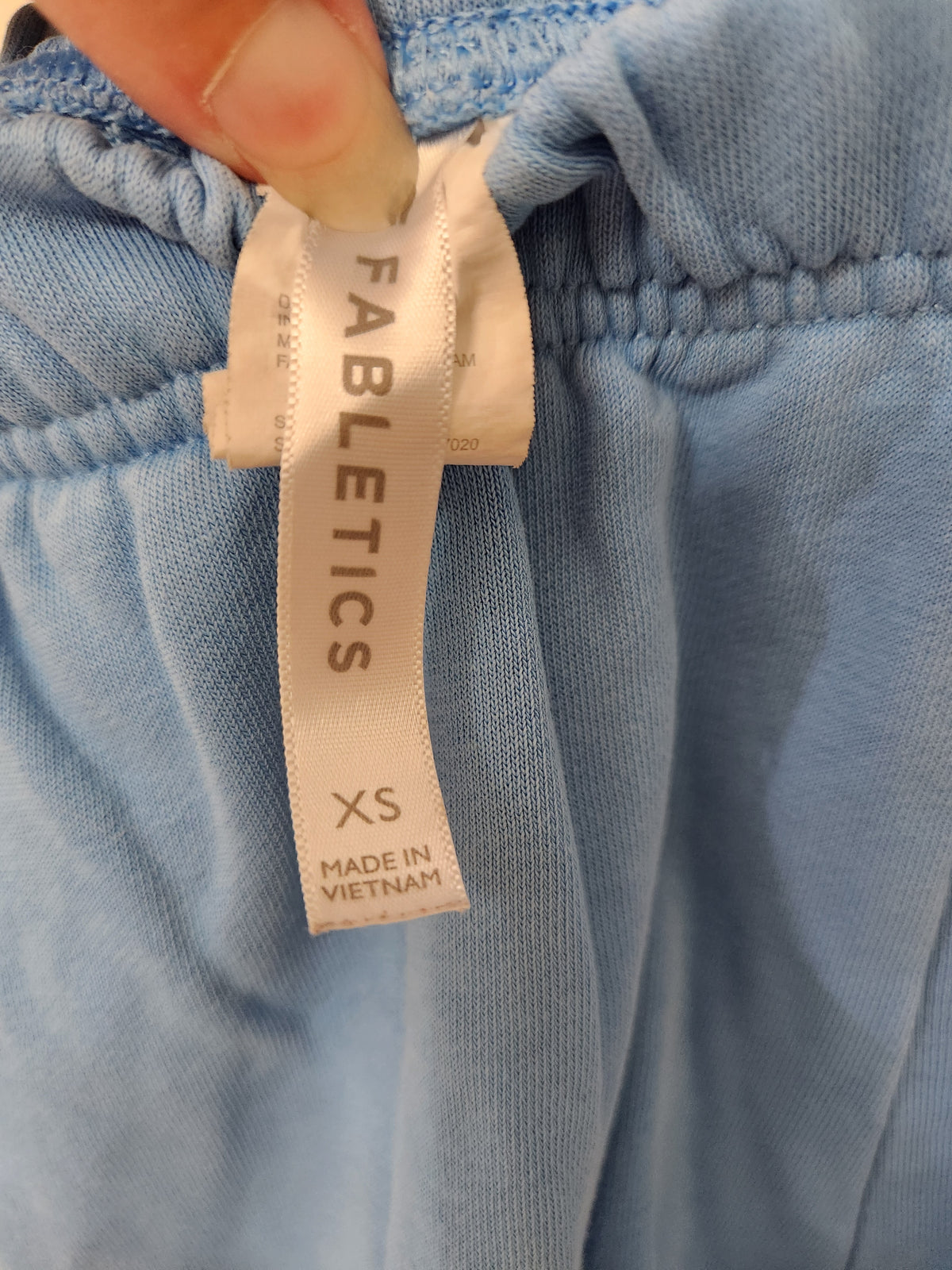 #167 Fabletics XS Bright Blue Lightweight Go-To Slim Sweatshort