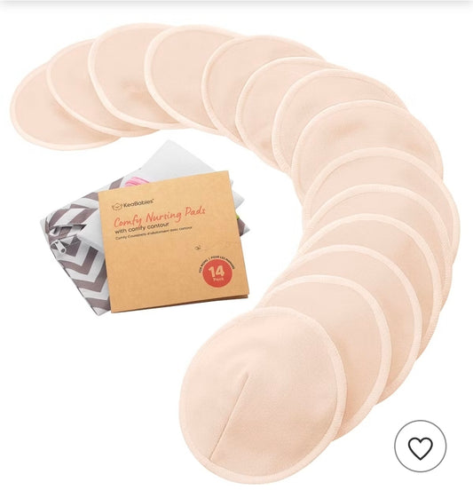#167 KeaBabies Comfy Nursing Pads XL Pack of 14