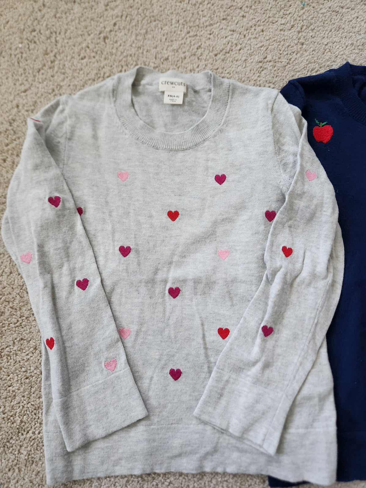 #167 Crewcuts XS 4/5 Knit Sweater Bundle Lot of 2