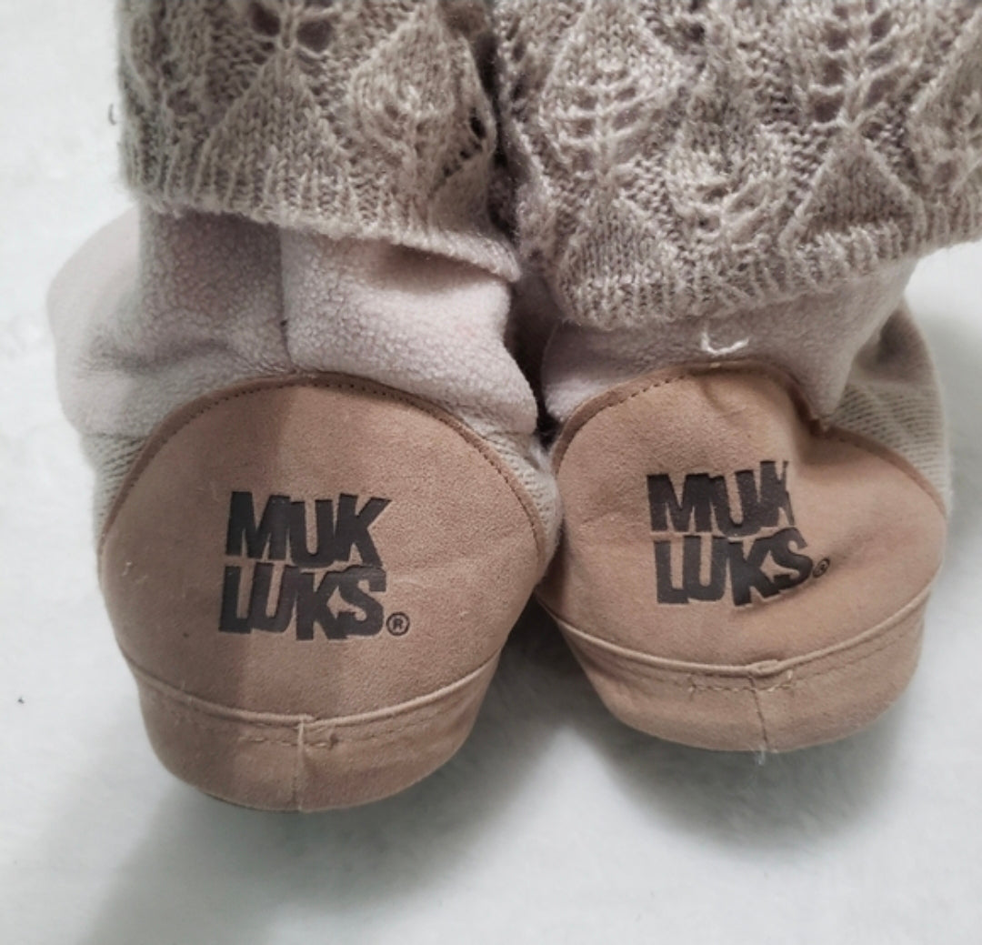 #167 MUK LUKS 11/12 Women's Sofia Faux Fur Slipper Booties