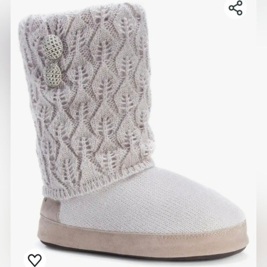 #167 MUK LUKS 11/12 Women's Sofia Faux Fur Slipper Booties
