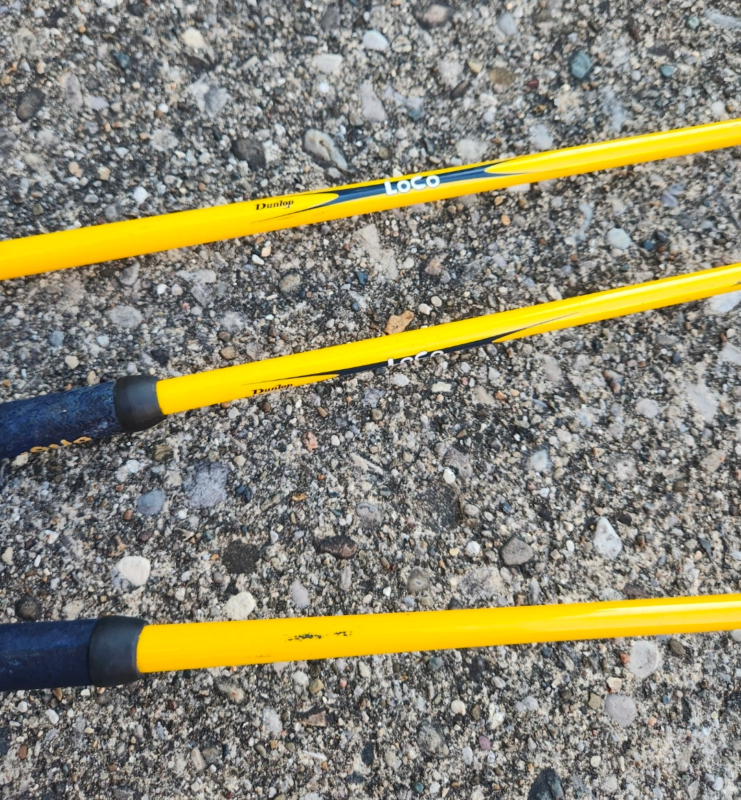 #167 Dunlop Loco Crazy Long Jr Kids Ages 5-7 Set Of 3 Golf Clubs